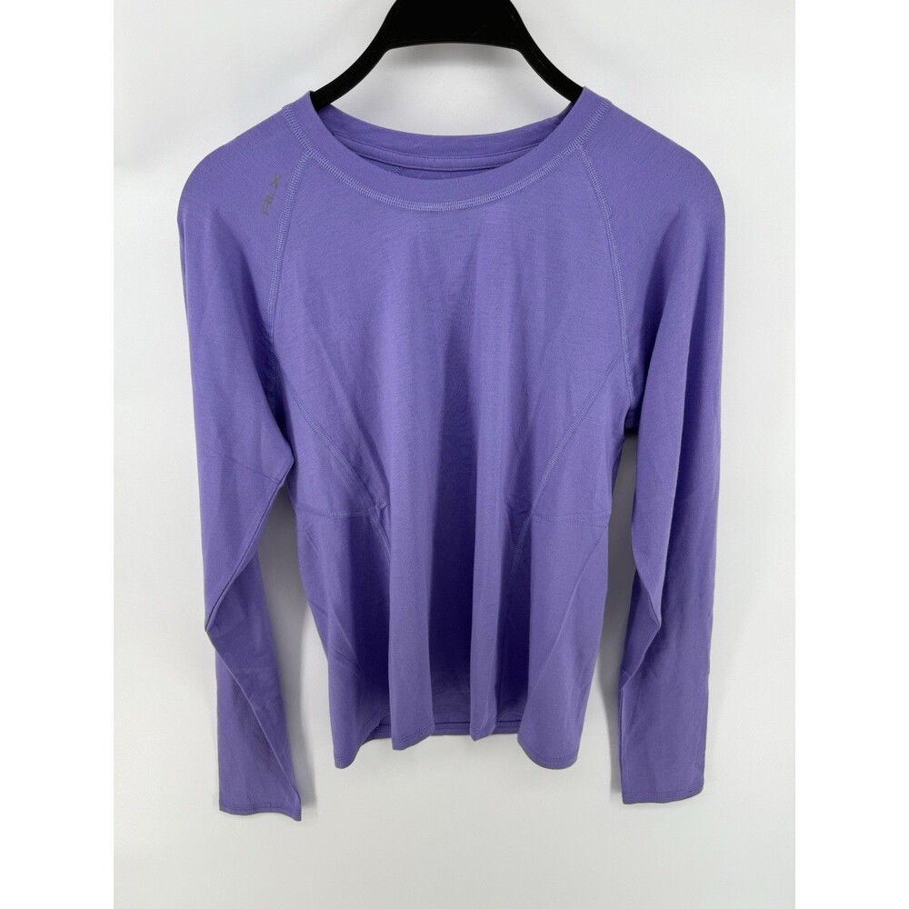 RLX Ralph Lauren Golf T-Shirt Shirt Women's Size M Lilac Long Sleeve Wicking